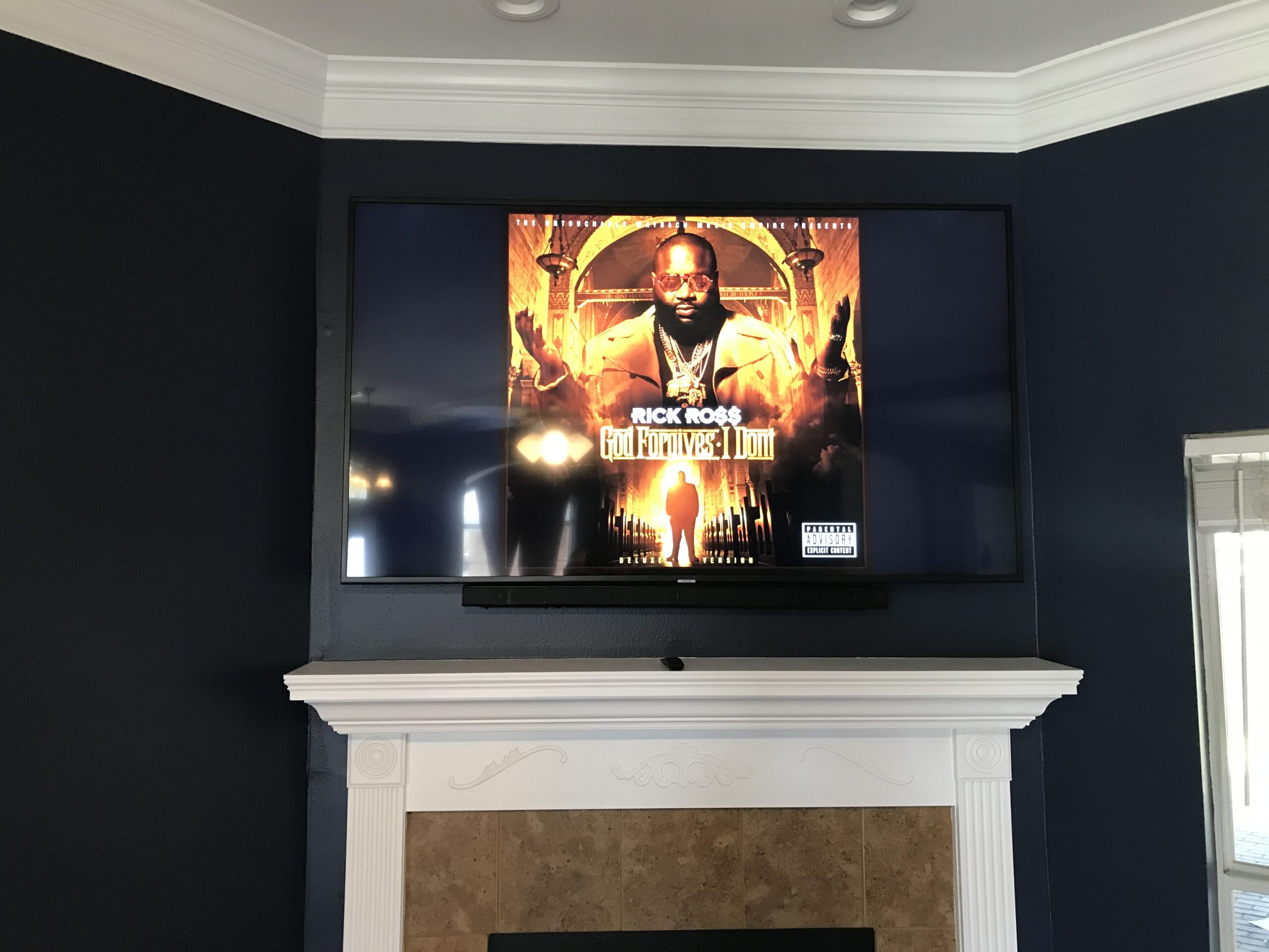 TV Mounted over Fireplace post thumbnail