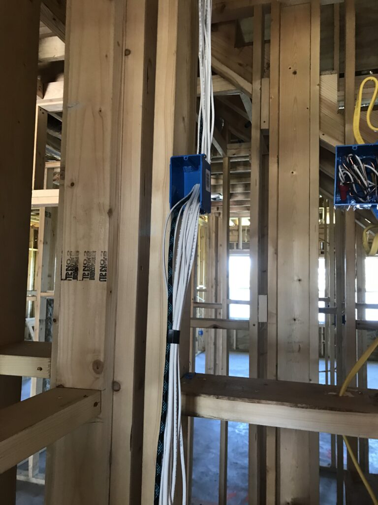 Wiring in Pre-Construction